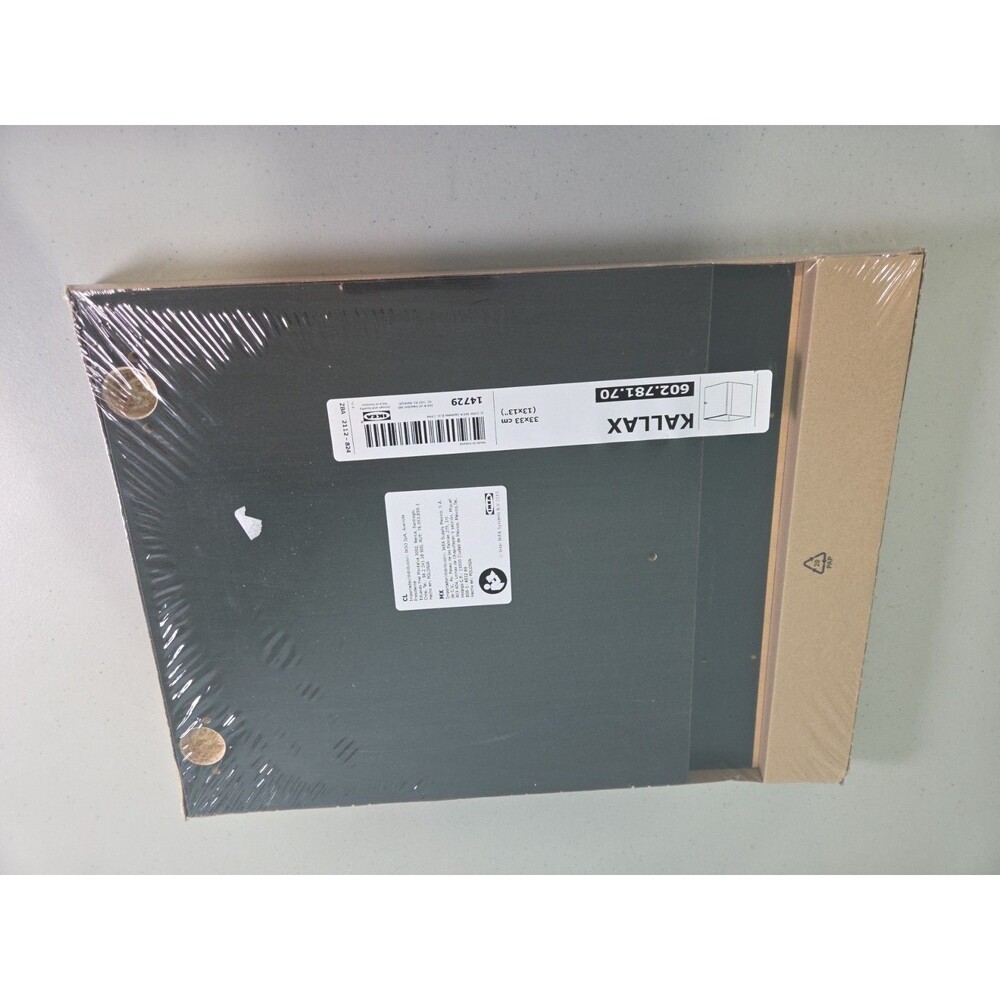 IKEA KALLAX Wood Shelf Insert 602.781.70 14729 33 x 33cm 13" x 13" Black NEW